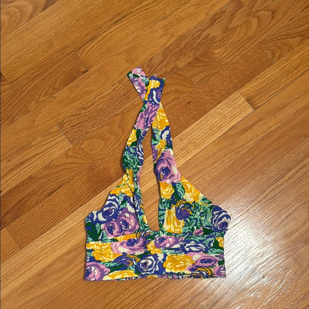 Floral Halter Top from Zara size XS